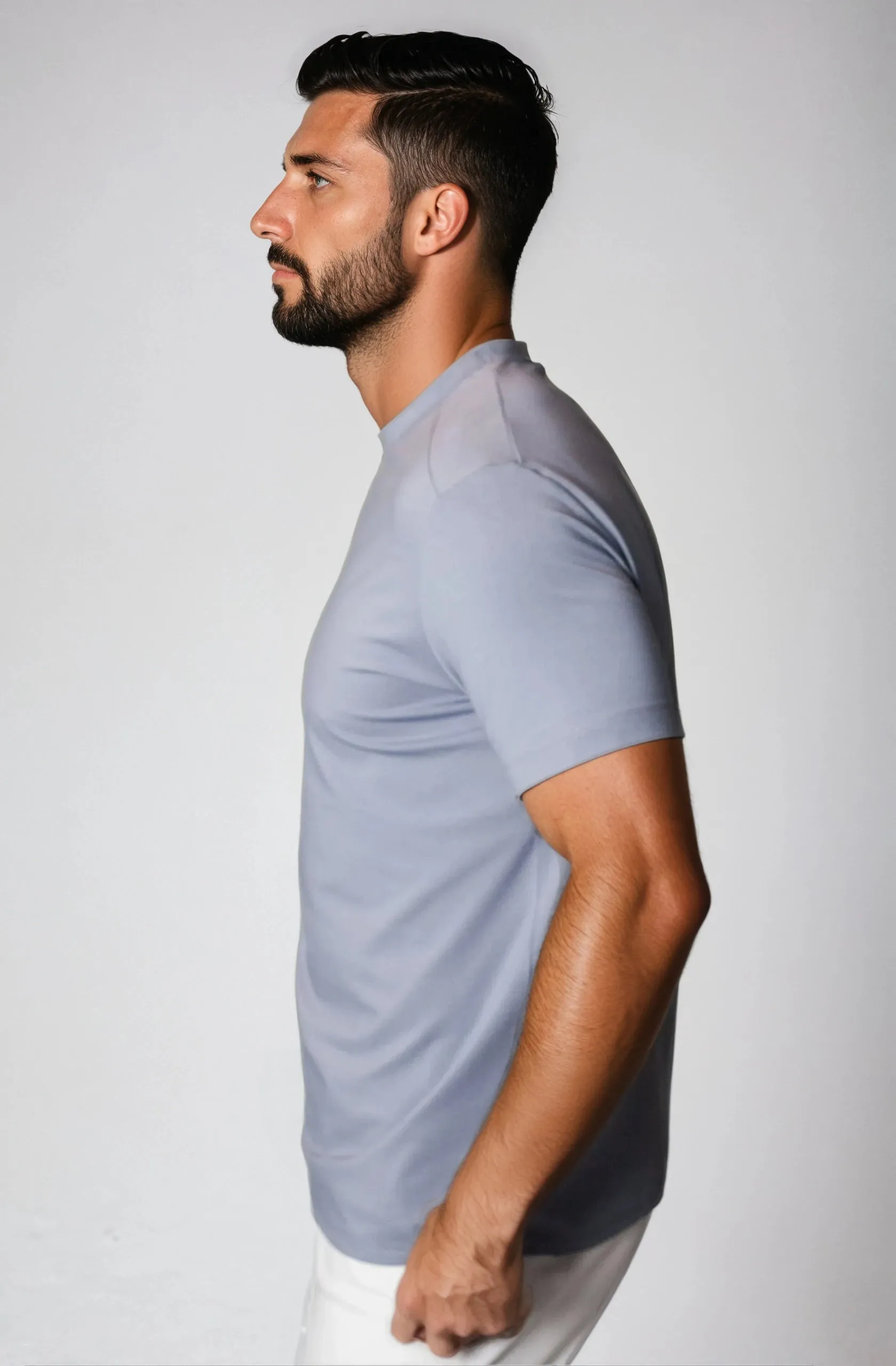 Buki   CINQO Crew Neck T-Shirt Orchid