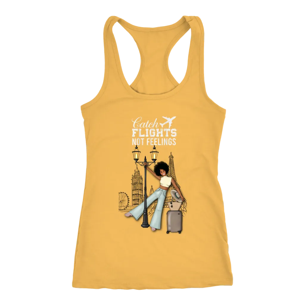 Catching Flights Not Feelings  No. 2 | Travel T-Shirt | Travel the World | Gifts for Her