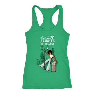 Catching Flights Not Feelings  No. 2 | Travel T-Shirt | Travel the World | Gifts for Her