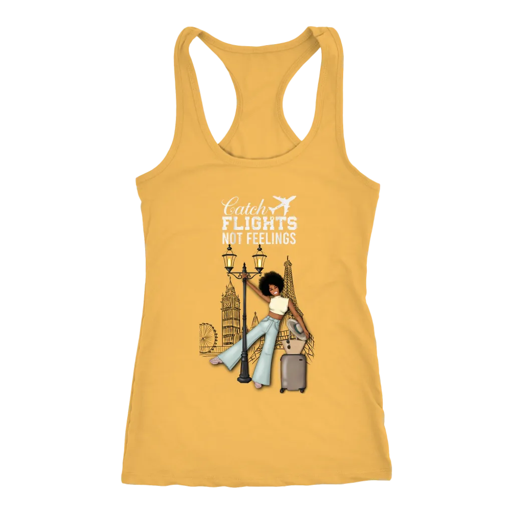Catching Flights Not Feelings  No. 2 | Travel T-Shirt | Travel the World | Gifts for Her