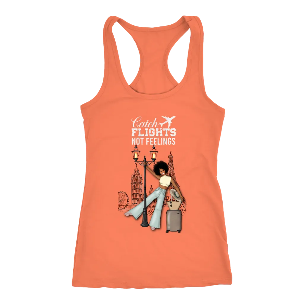Catching Flights Not Feelings  No. 2 | Travel T-Shirt | Travel the World | Gifts for Her