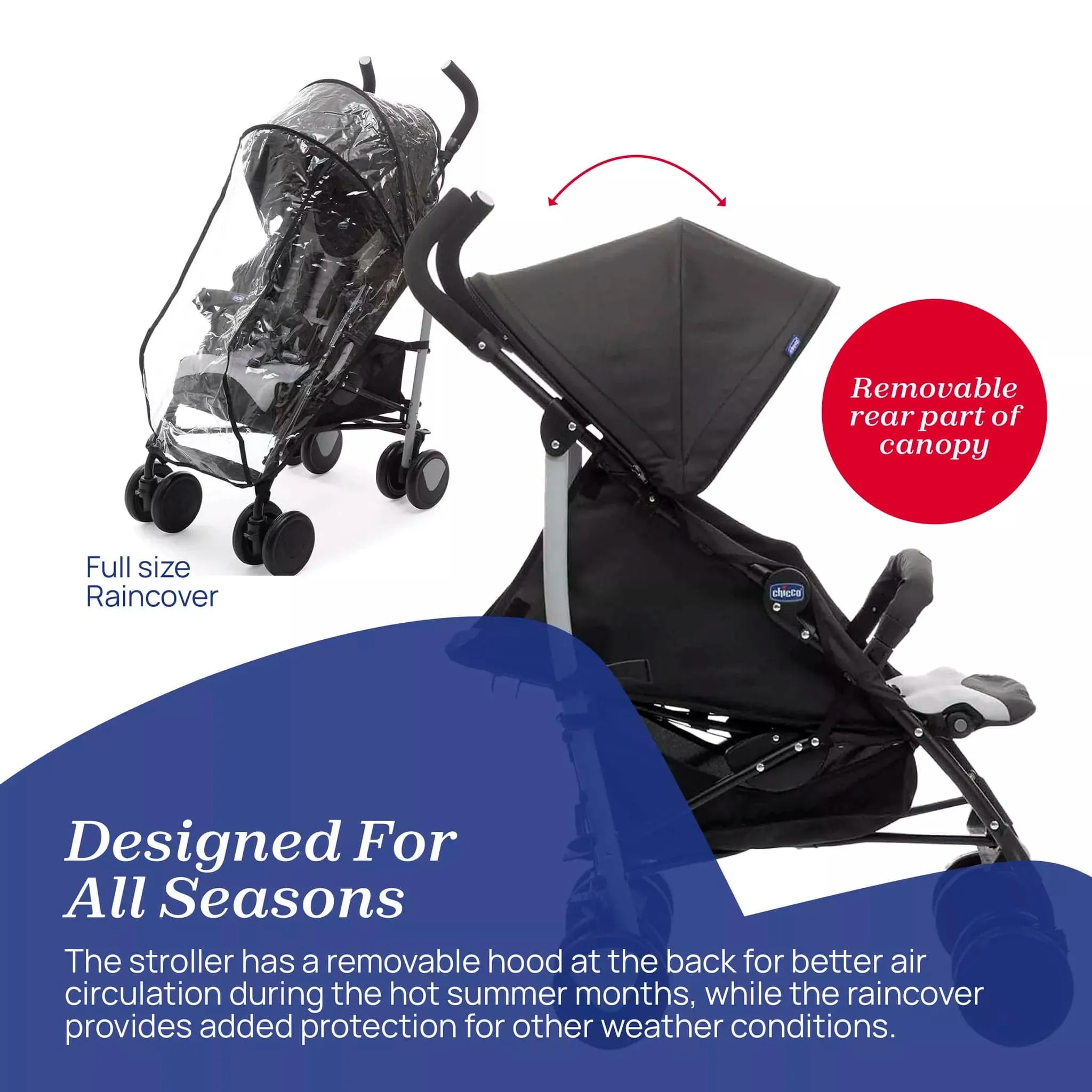 Chicco Echo Stroller - Stone