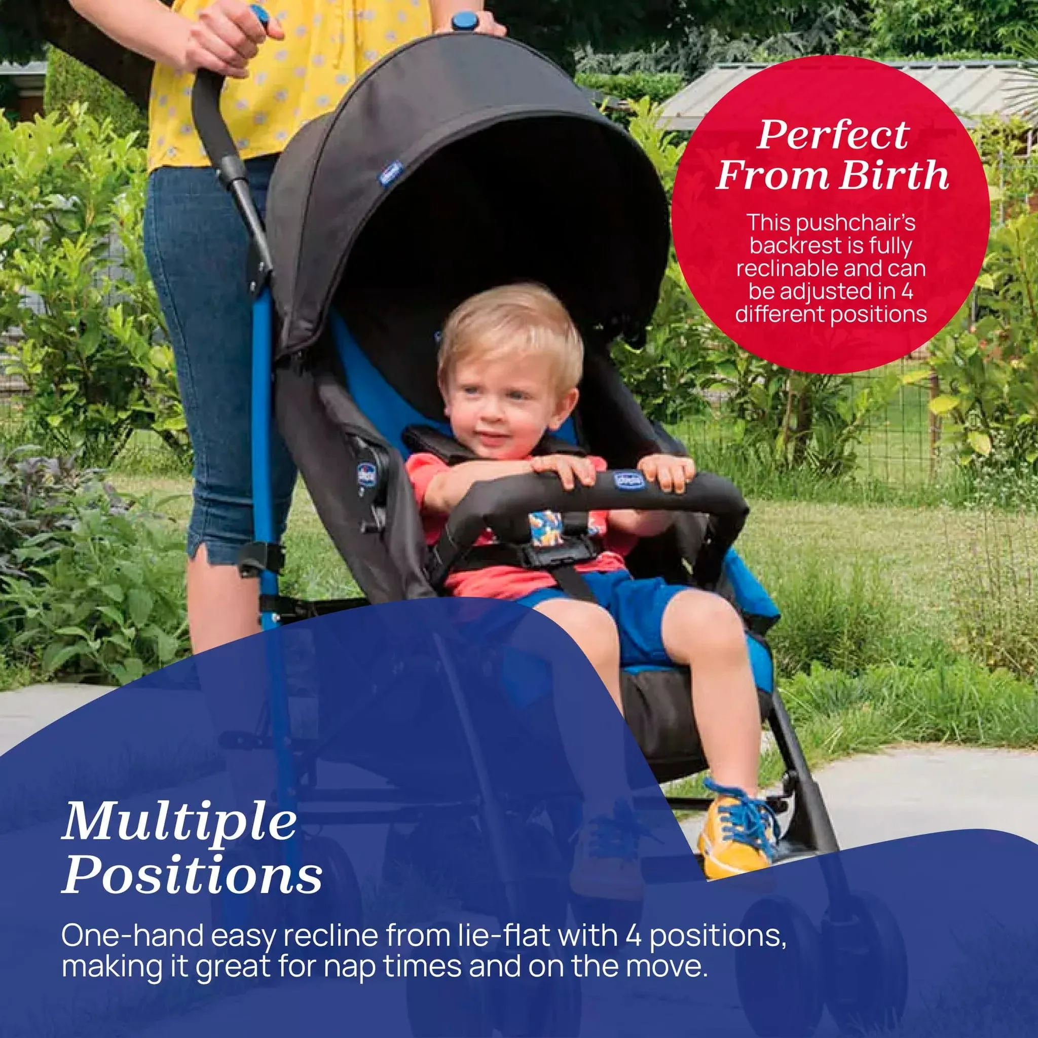 Chicco Echo Stroller - Stone