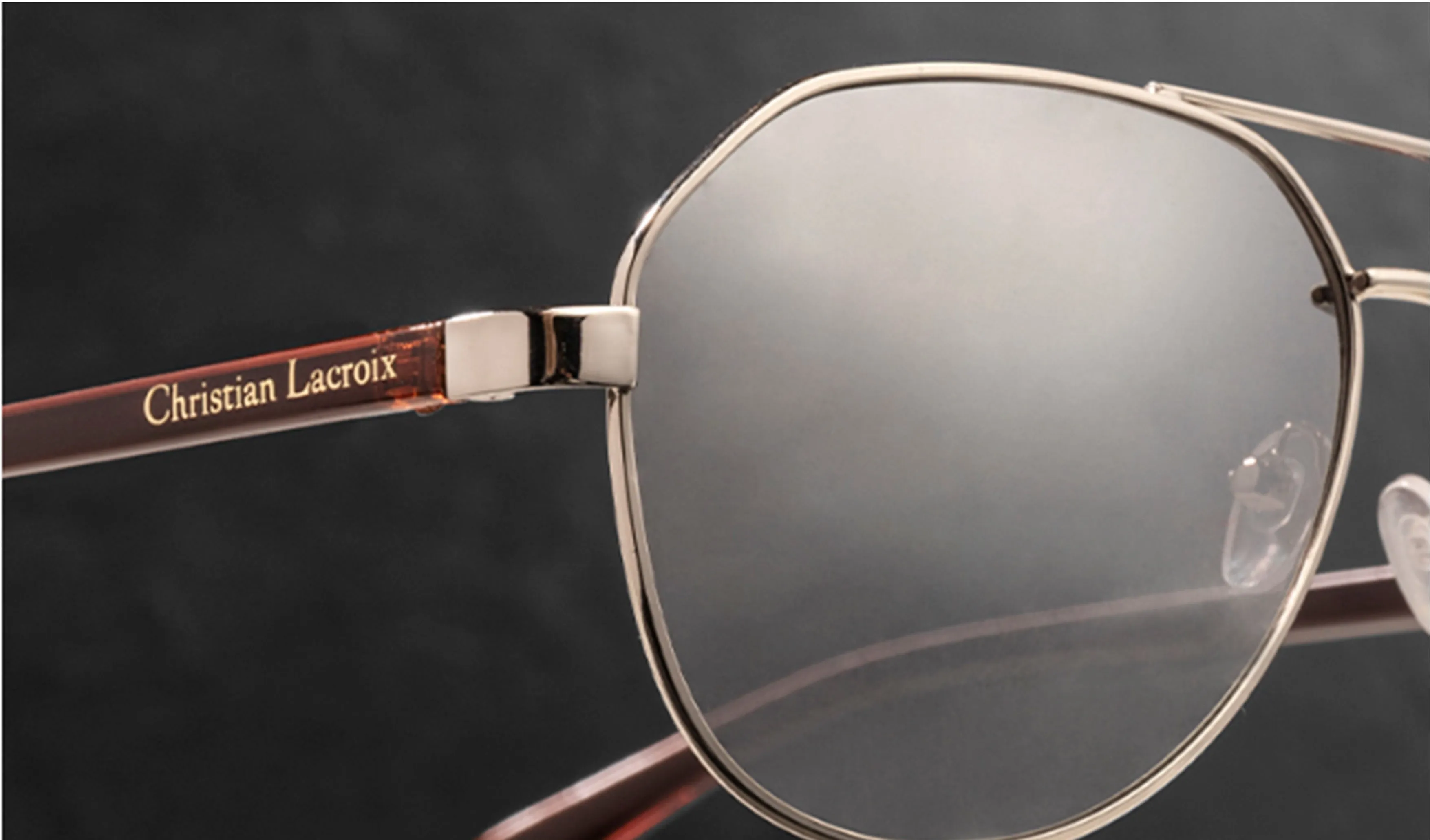Christian Lacroix LGS231B-Sunglasses Lorem Chrome