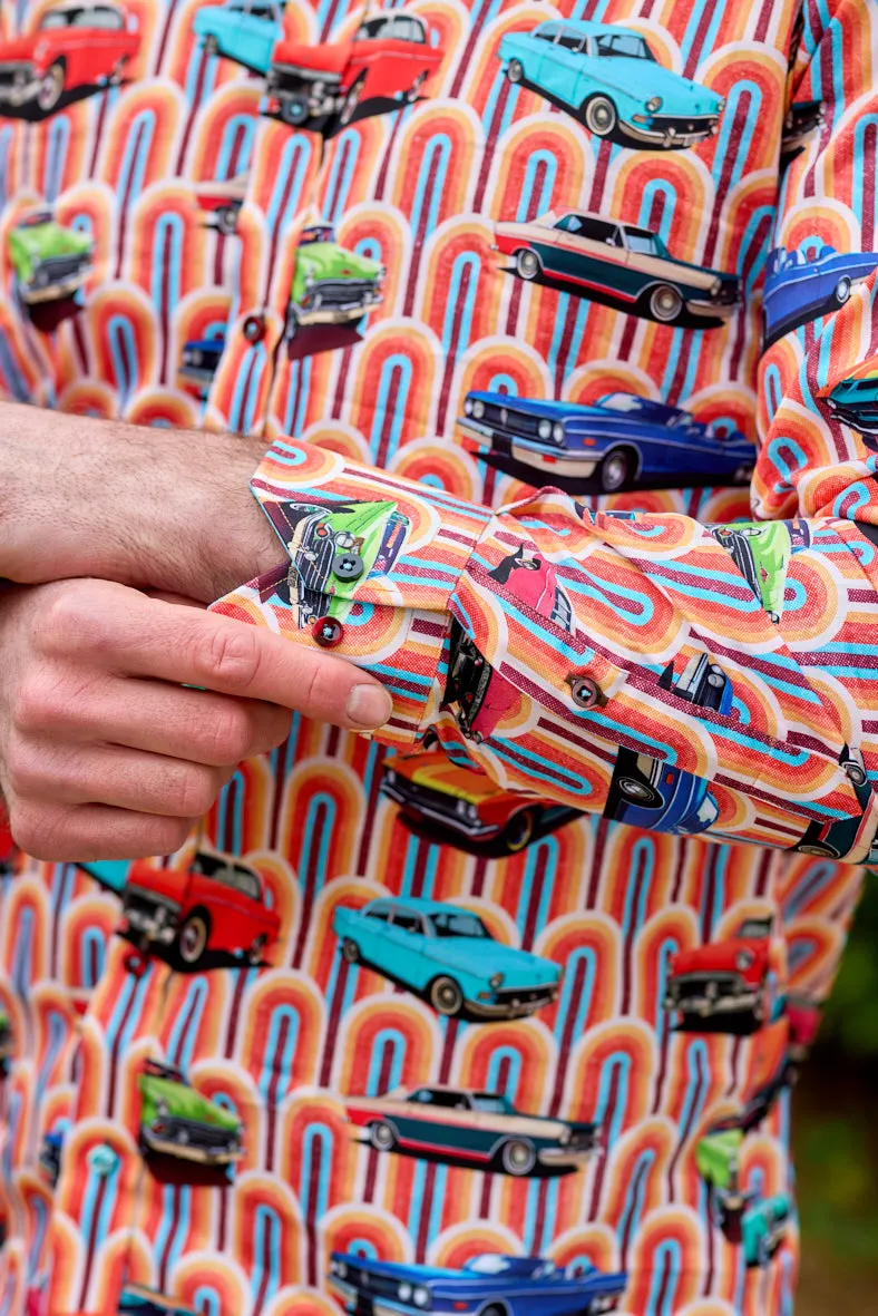 Claudio Lugli 50S Cars shirt - Orange