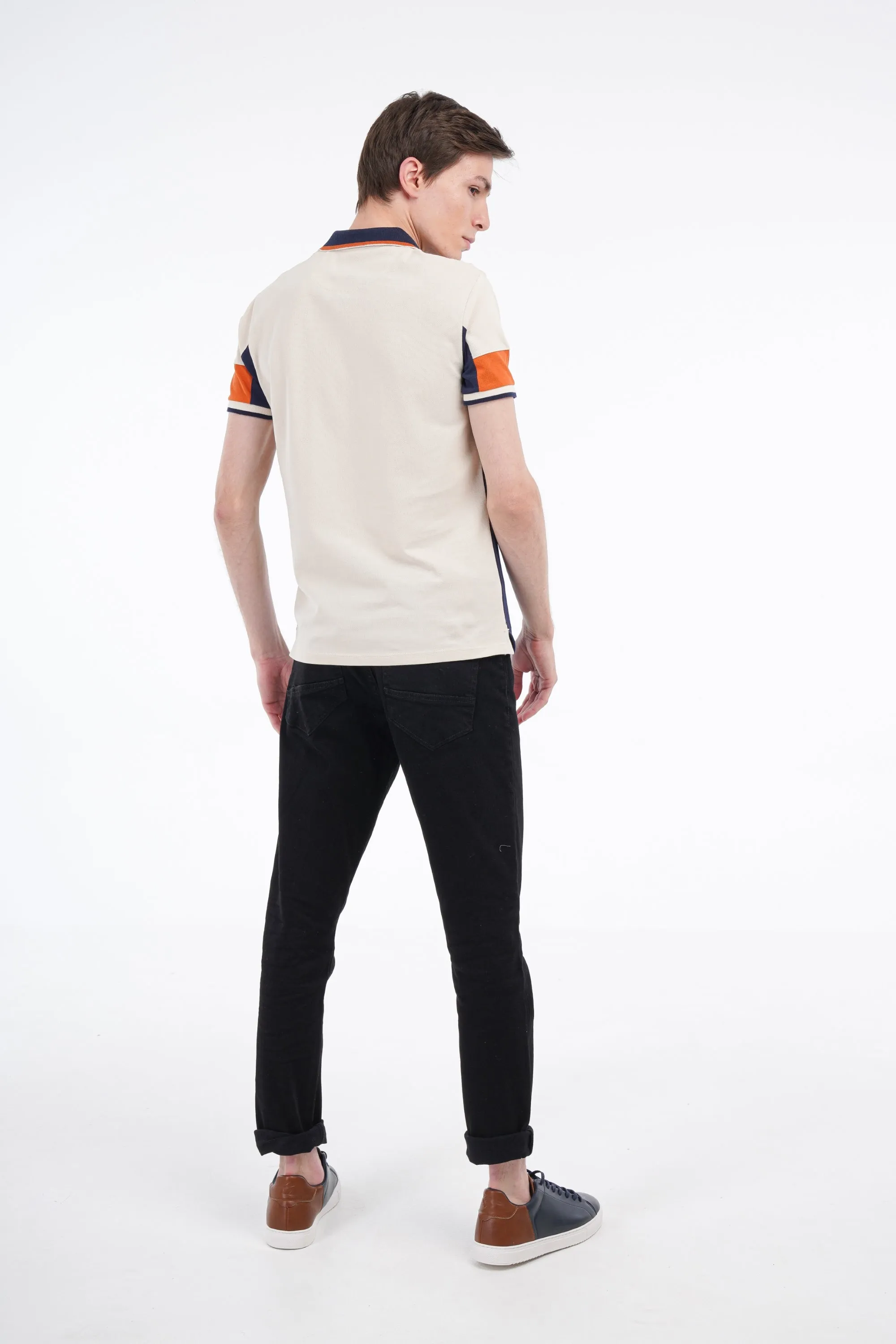 Color Block Polo