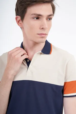 Color Block Polo
