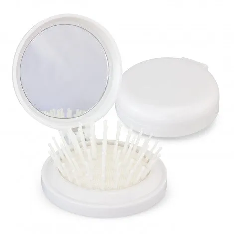 Compact Brush with Mirror