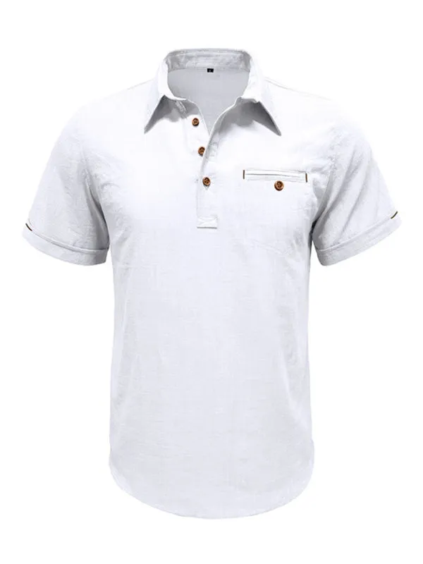 Cotton Polo Shirt for Men's Outdoor Events