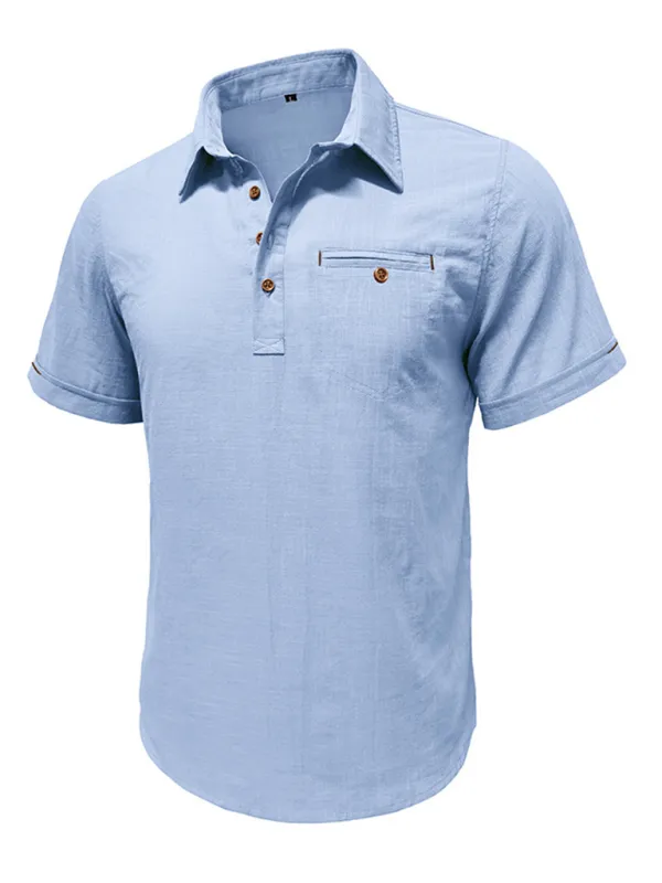 Cotton Polo Shirt for Men's Outdoor Events