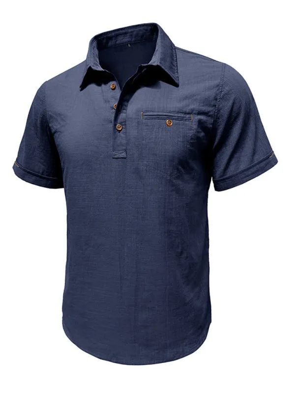 Cotton Polo Shirt for Men's Outdoor Events