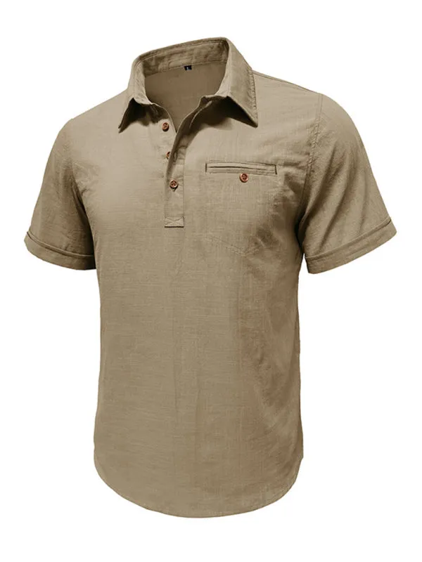 Cotton Polo Shirt for Men's Outdoor Events