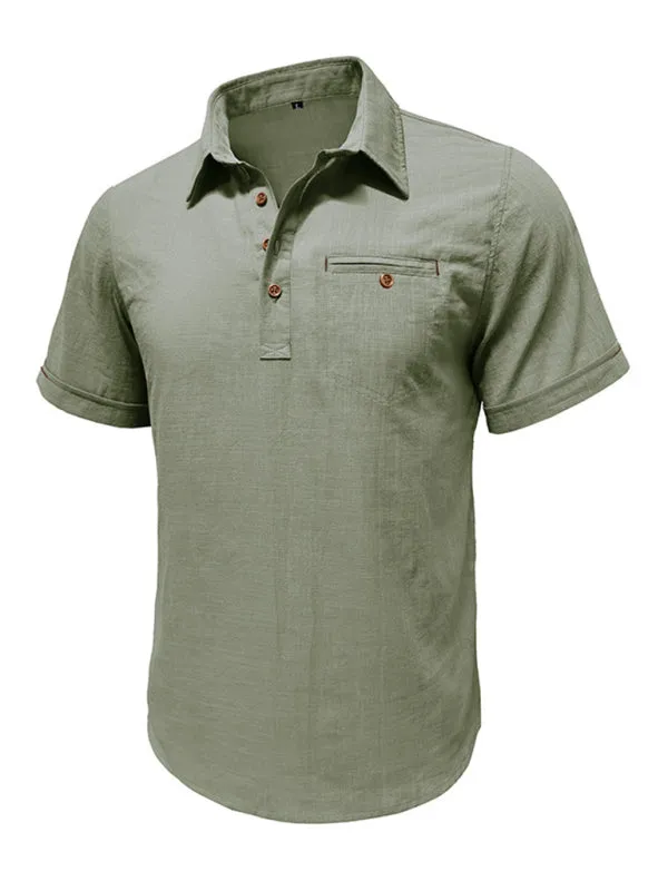 Cotton Polo Shirt for Men's Outdoor Events
