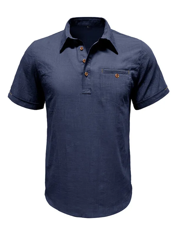 Cotton Polo Shirt for Men's Outdoor Events