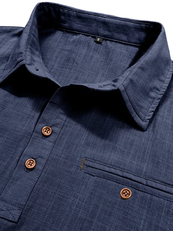 Cotton Polo Shirt for Men's Outdoor Events