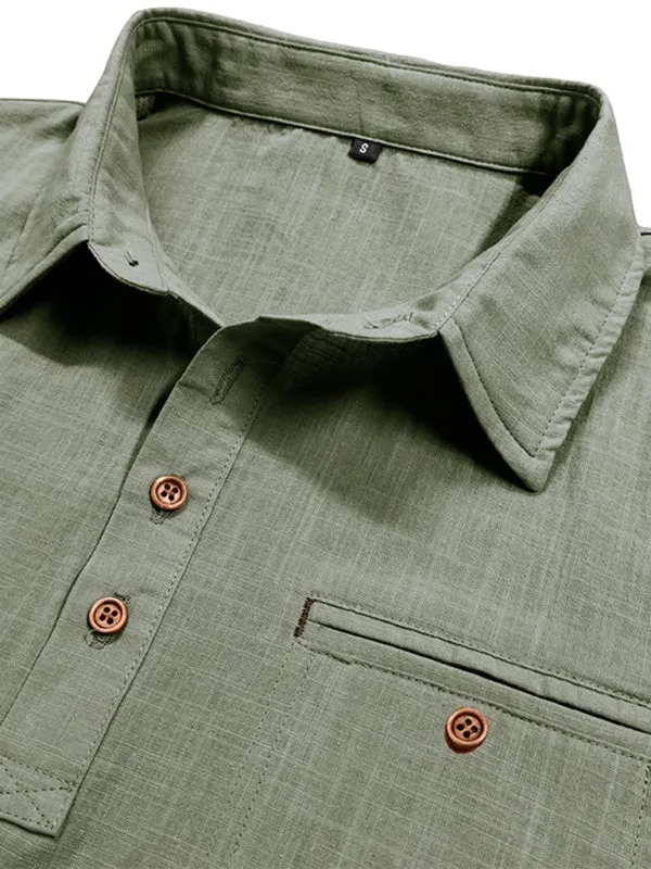 Cotton Polo Shirt for Men's Outdoor Events