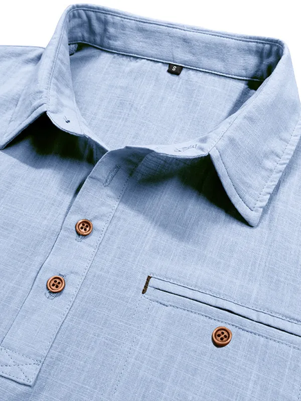 Cotton Polo Shirt for Men's Outdoor Events