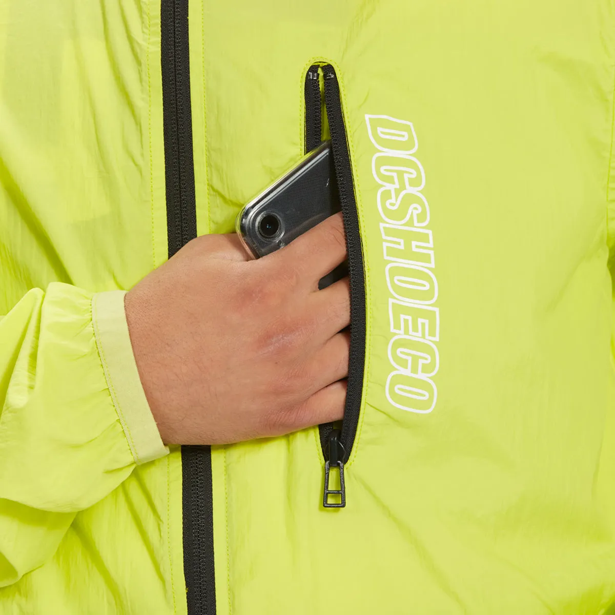 DC Dagup Solid 2 Packable Jacket Limeade