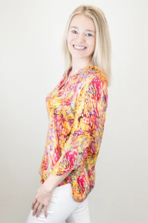 Dear Scarlett Lizzy Top - Yellow Multi