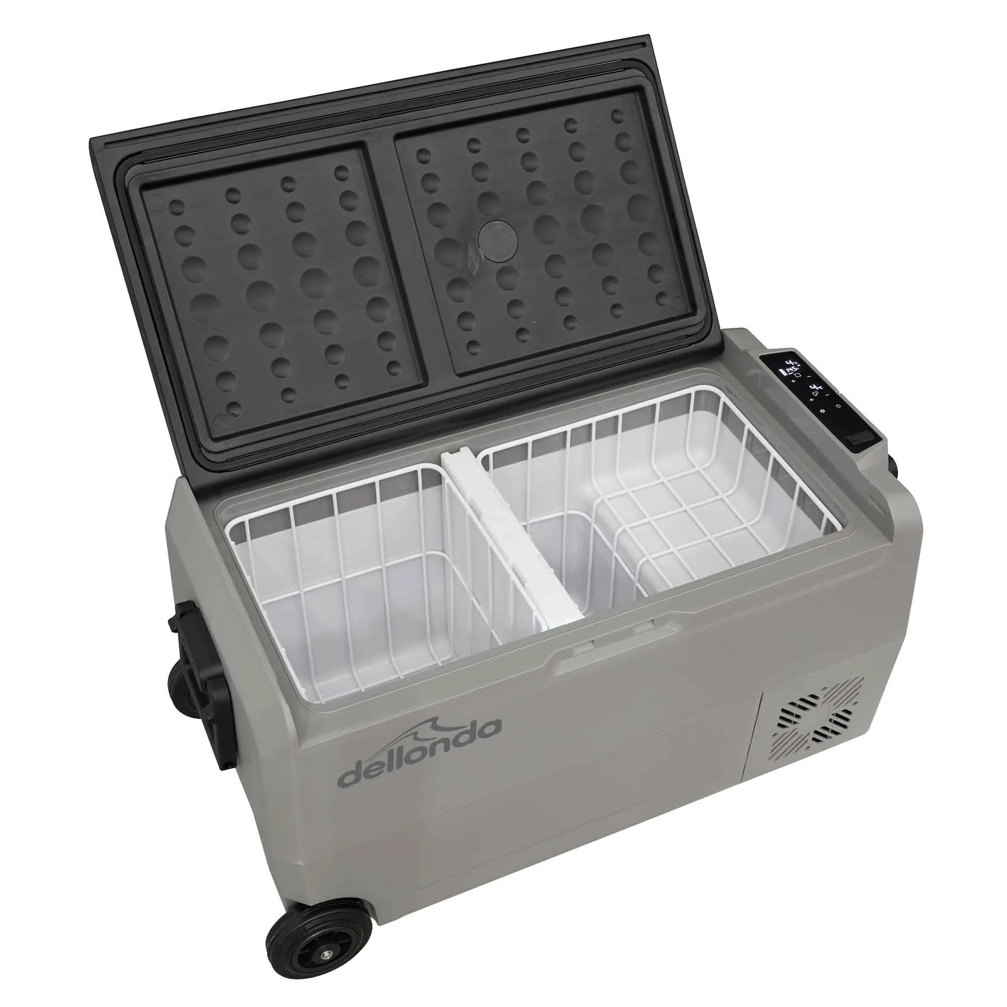 Dellonda 36L Portable Car Fridge, Freezer, 12/24/230V Dual Zone Compressor - DL131