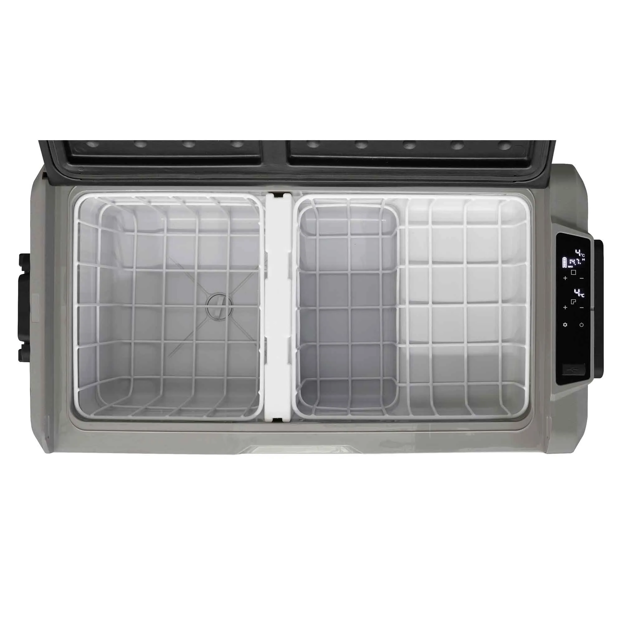 Dellonda 36L Portable Car Fridge, Freezer, 12/24/230V Dual Zone Compressor - DL131