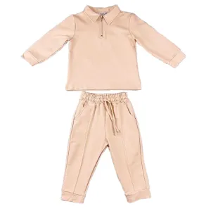 Donny - Smart zip lounge set (Beige)