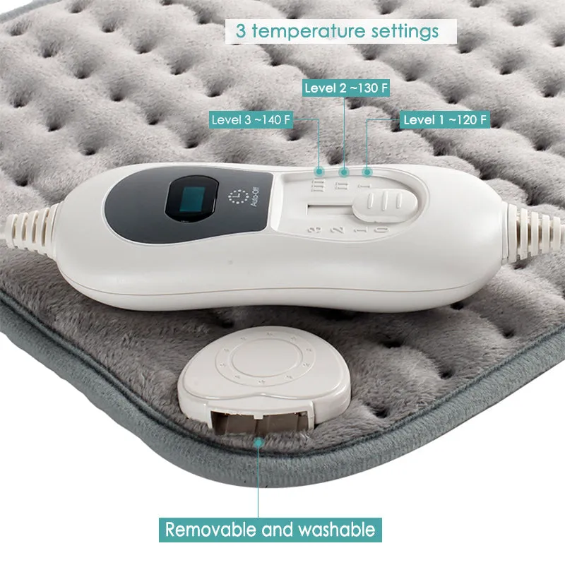 Electric Heating Pad Portable Plush