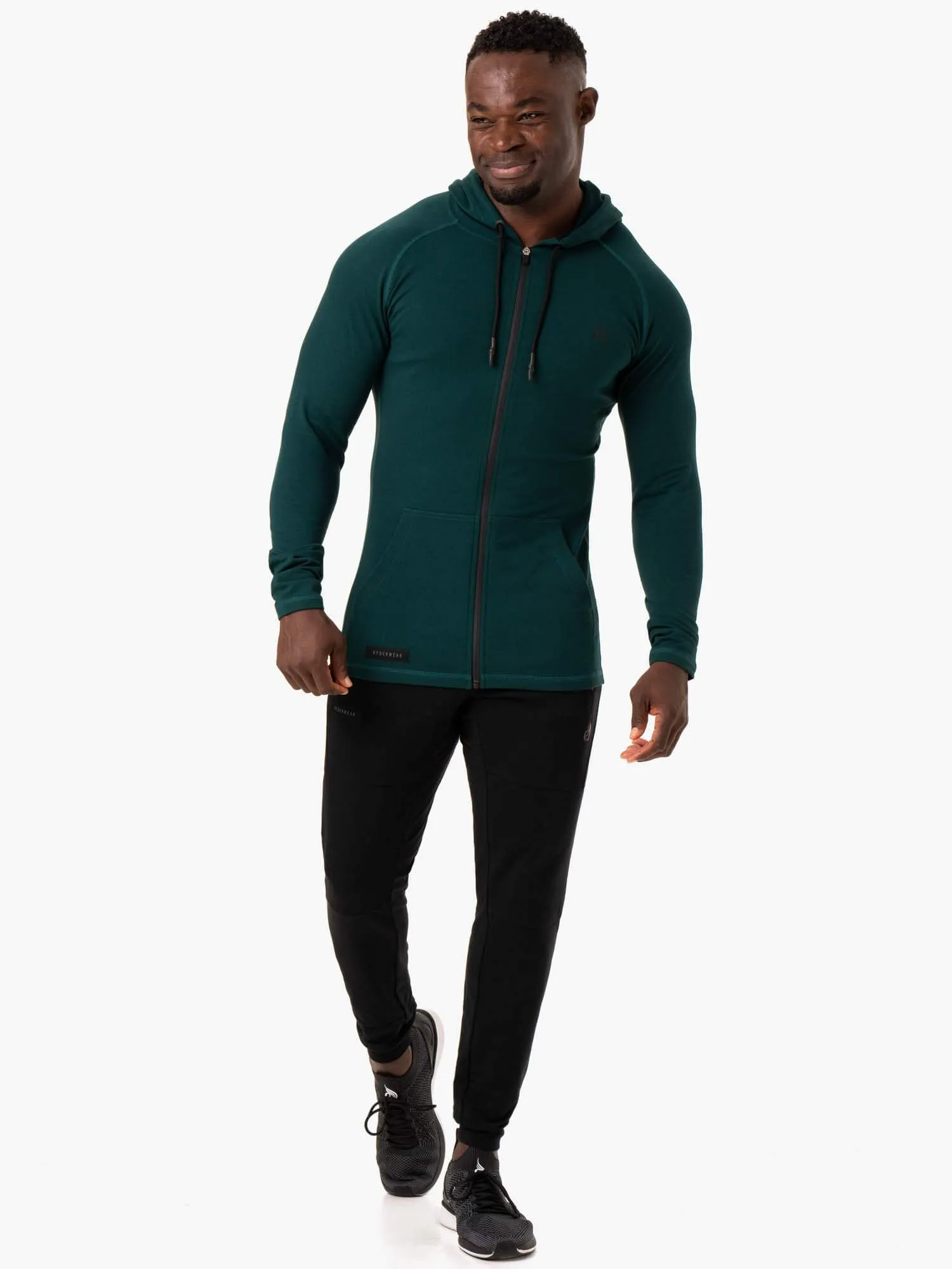 Endurance Zip Up Jacket - Forest Green