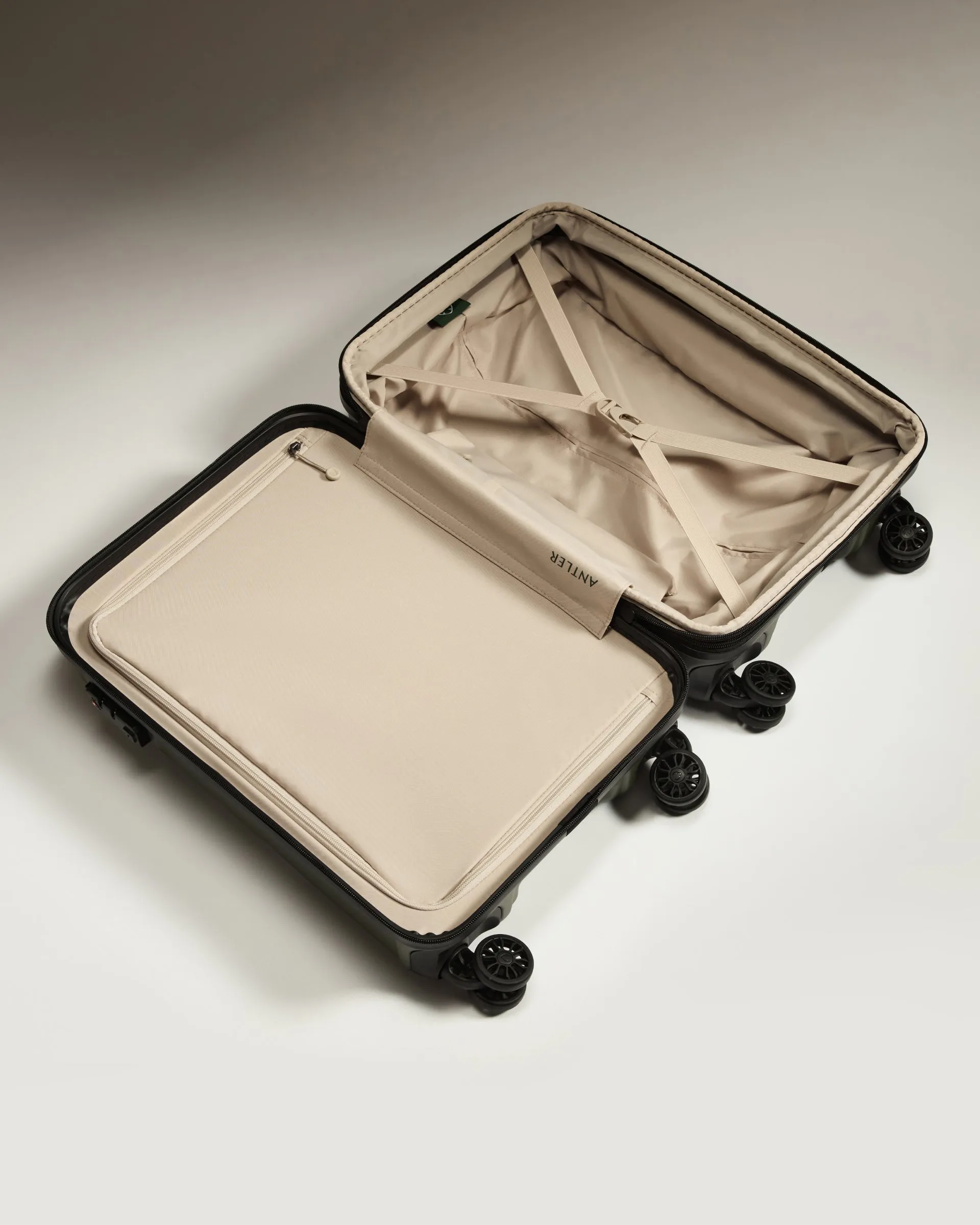 Expandable Carry-on Luggage in Pine - Logo