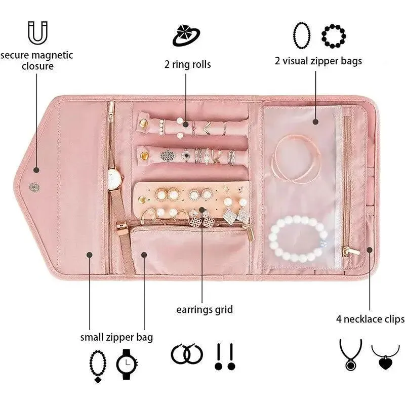 Foldable Jewelry Organizer for Travel