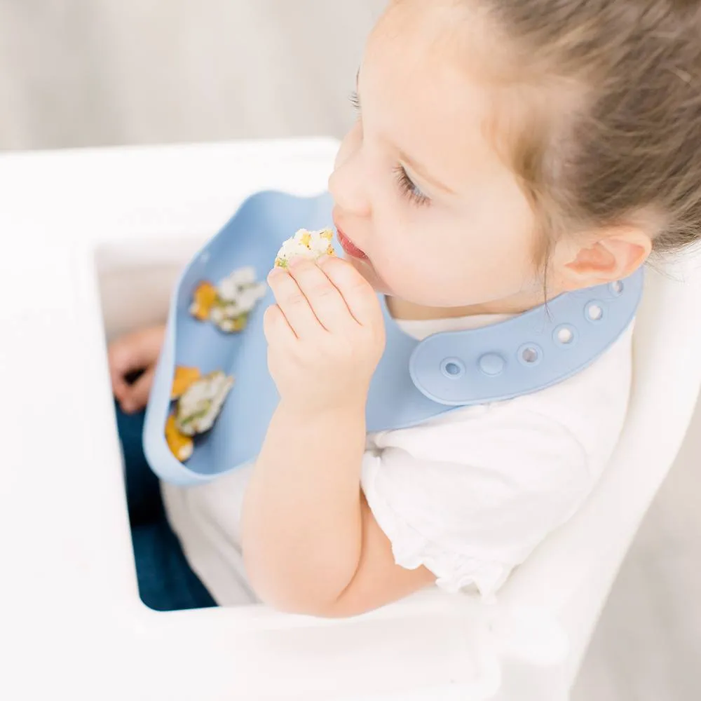 Foodie® Bib All Silicone 2-Pack: Peri   Sage