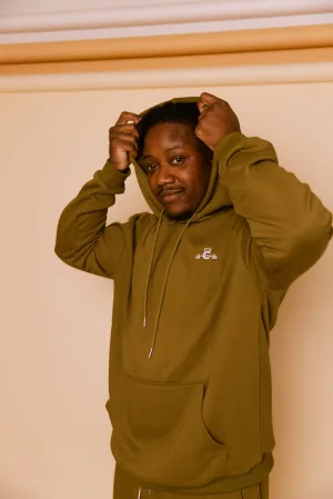 French Terry Hoodie - Army Green