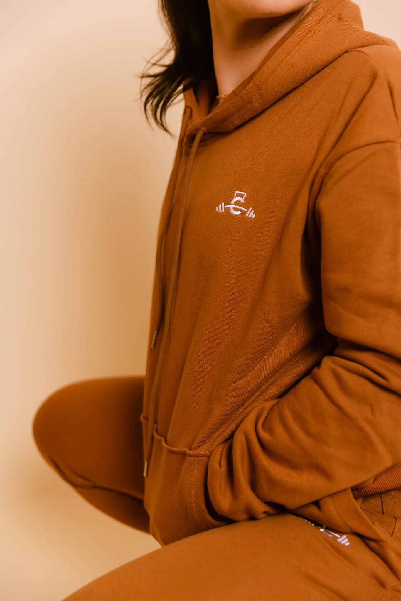 French Terry Hoodie - Bronze