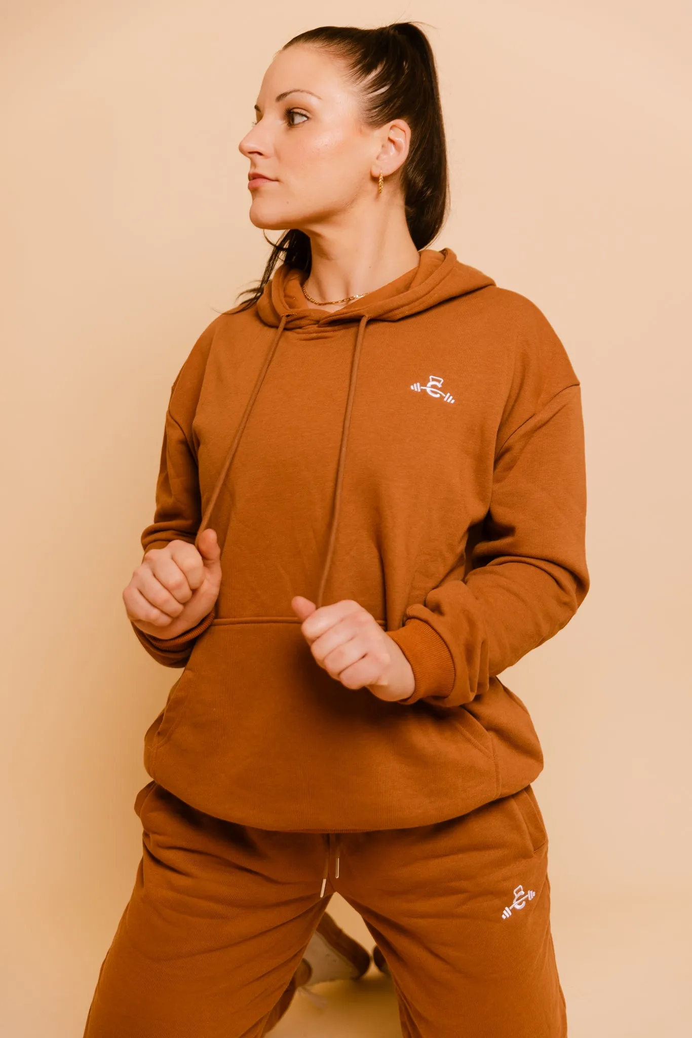 French Terry Hoodie - Bronze