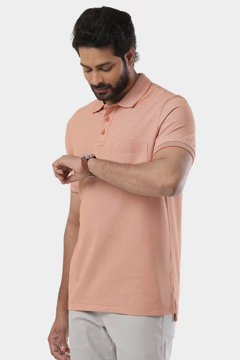 Golf Polo  -  Orange T-Shirts For Men | Ariser