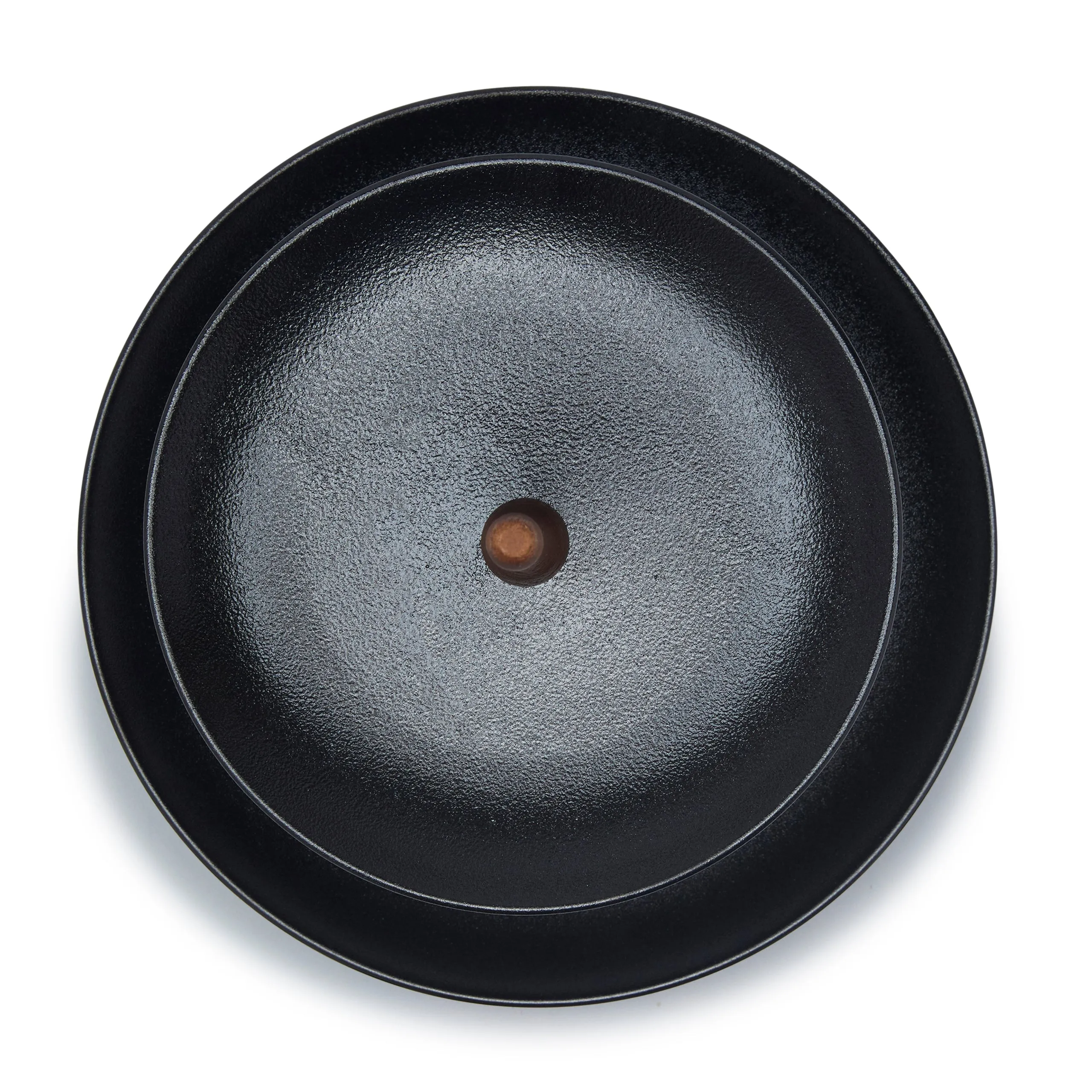 GOURMET SERVING PLATE WITH BAMBOO STAND (19.05 CM BLACK)