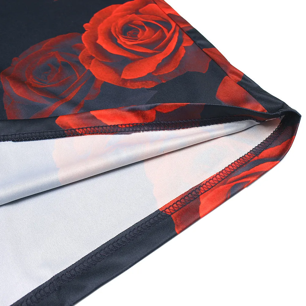 Guess Red Floral Polo Shirt