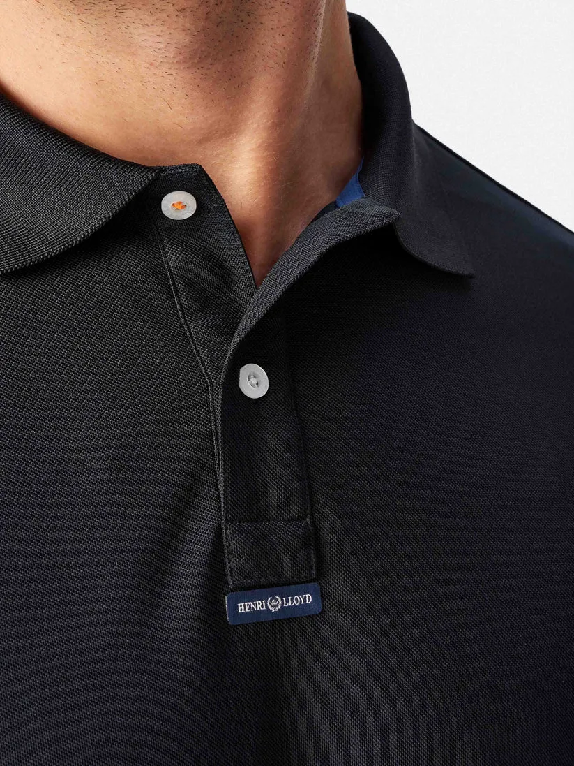 HENRI LLOYD DRI-FAST POLO - BLACK
