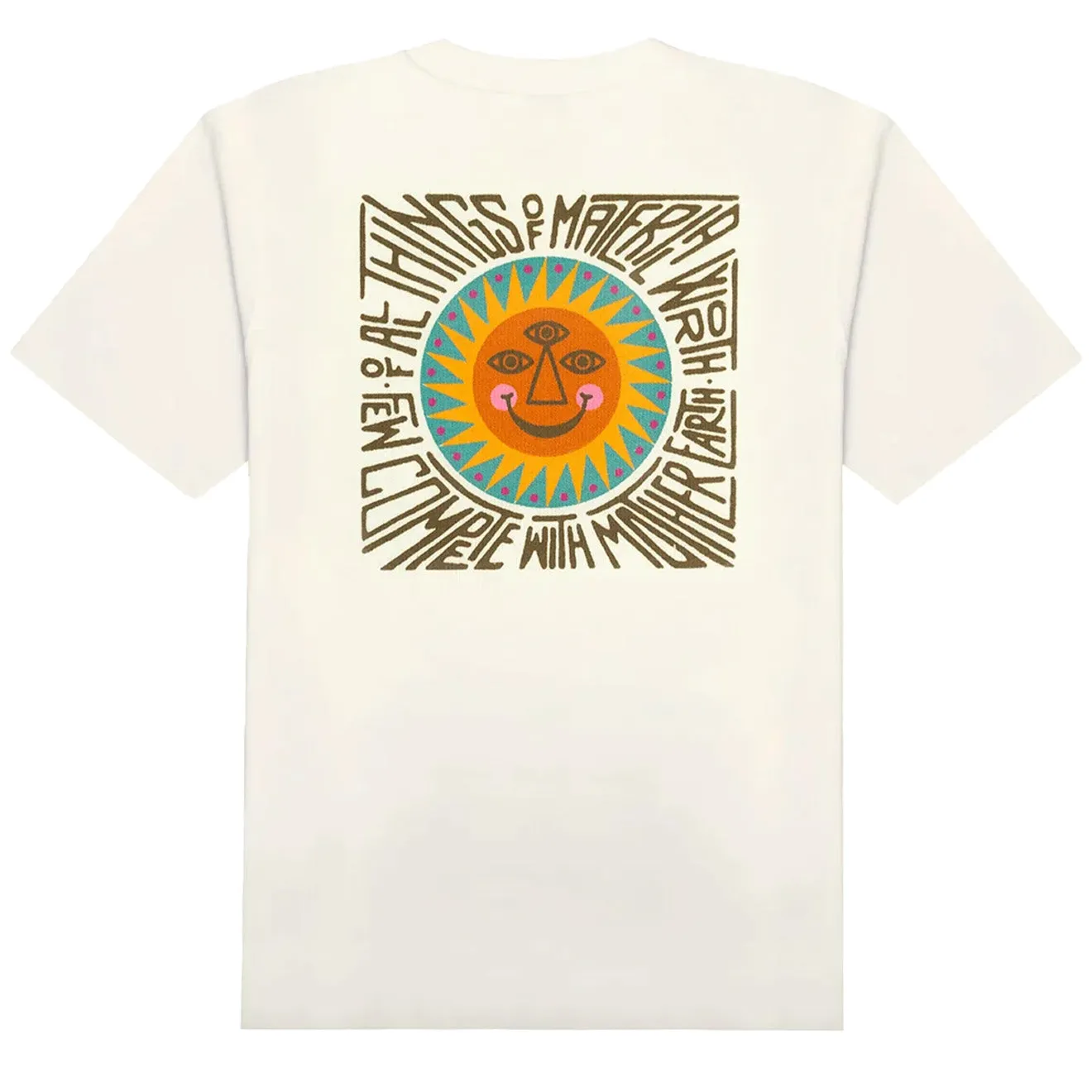 Hikerdelic Material Worth SS T-shirt Off White