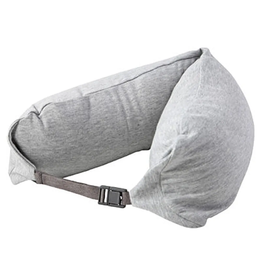 Homlly Travel Neck Pillow with Built-in Hoodie Cap