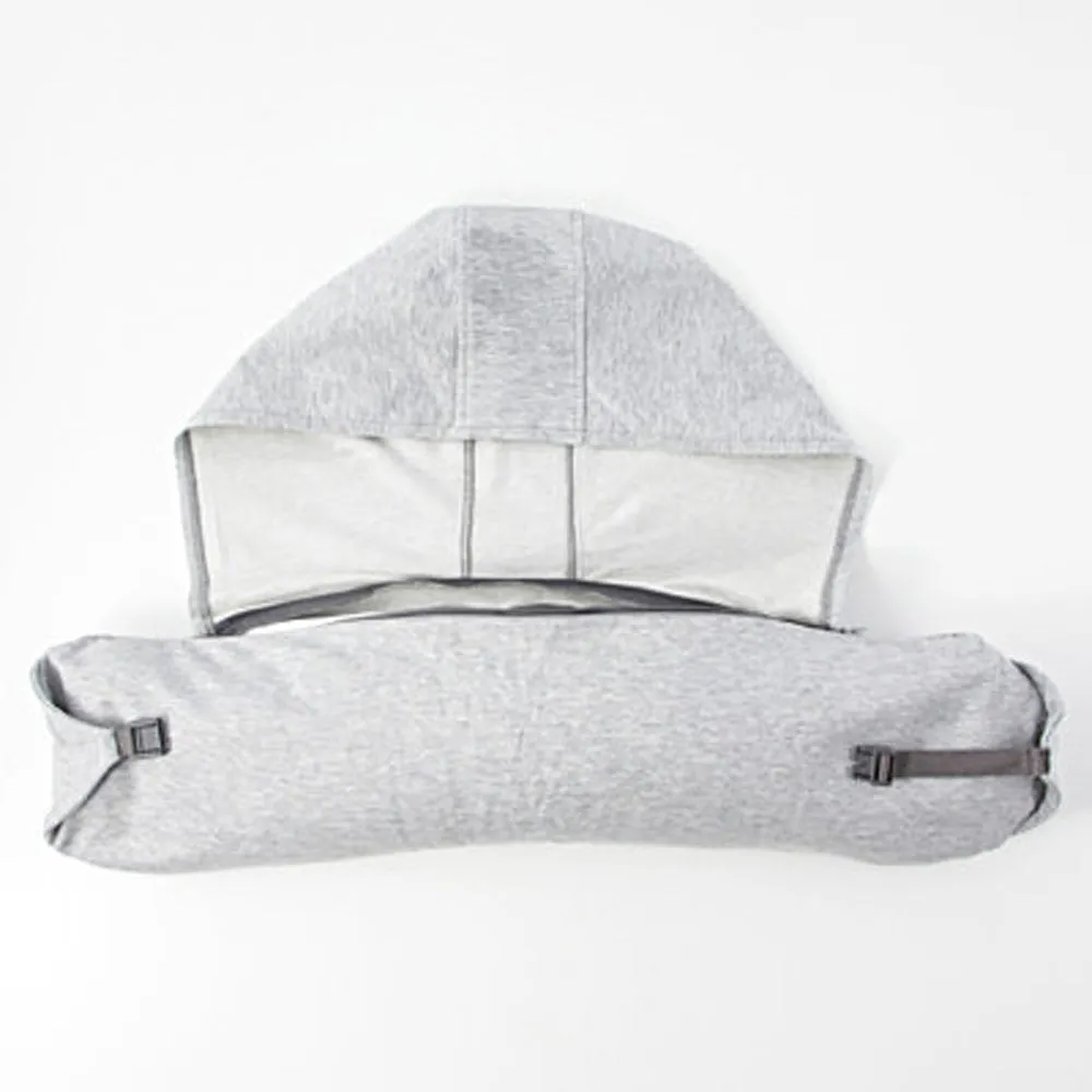 Homlly Travel Neck Pillow with Built-in Hoodie Cap