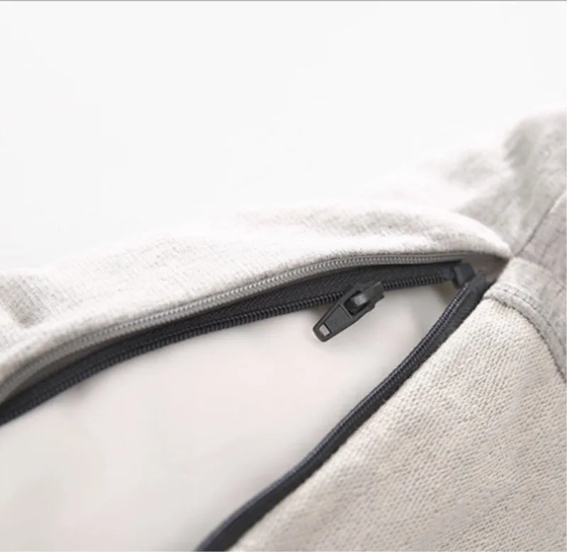 Homlly Travel Neck Pillow with Built-in Hoodie Cap