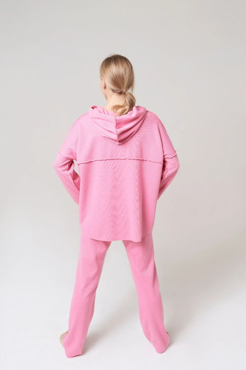Hooded Sweatshirt in Dusty Pink