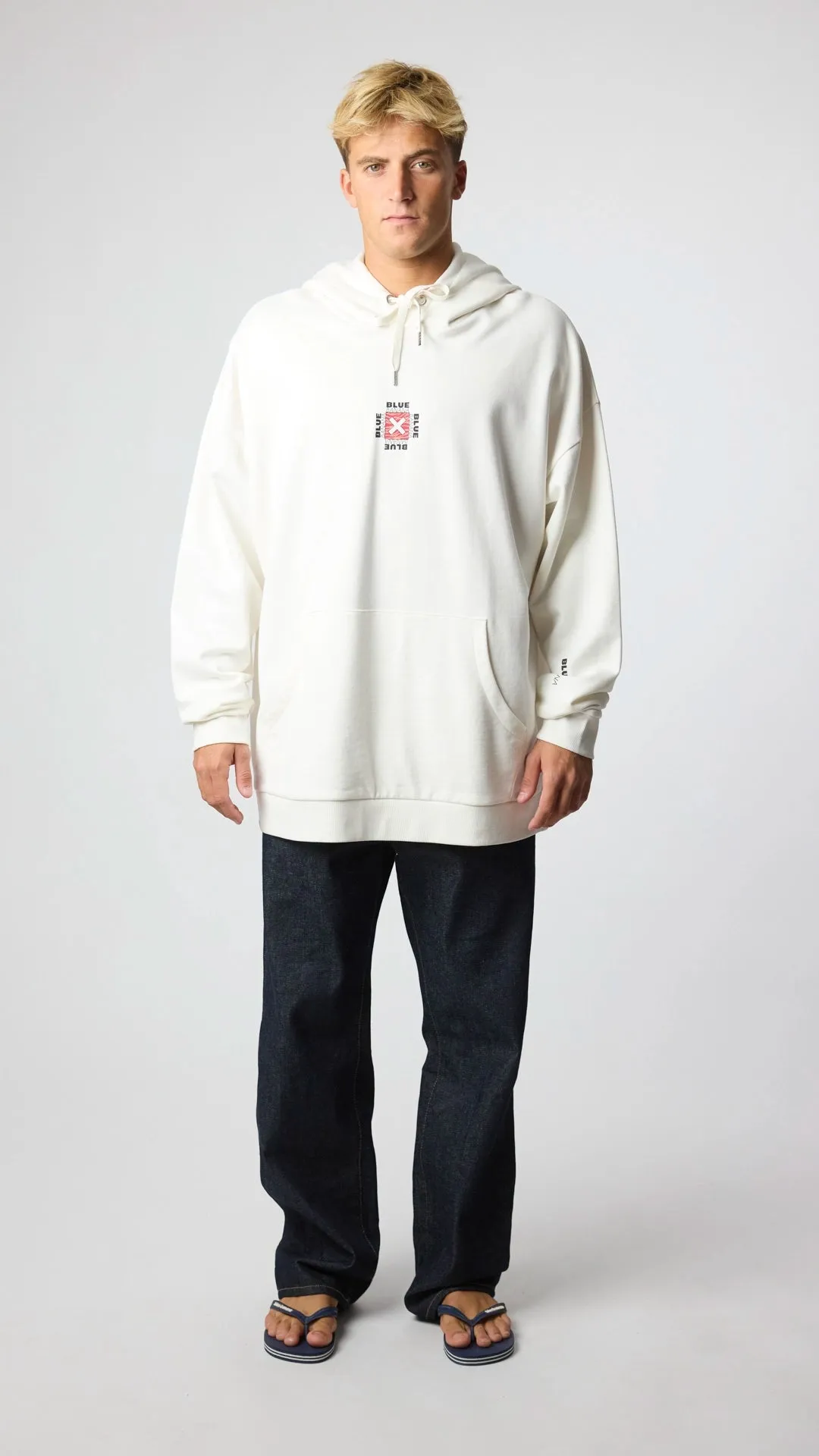 HOODIE FOAM BLANCO ROTO