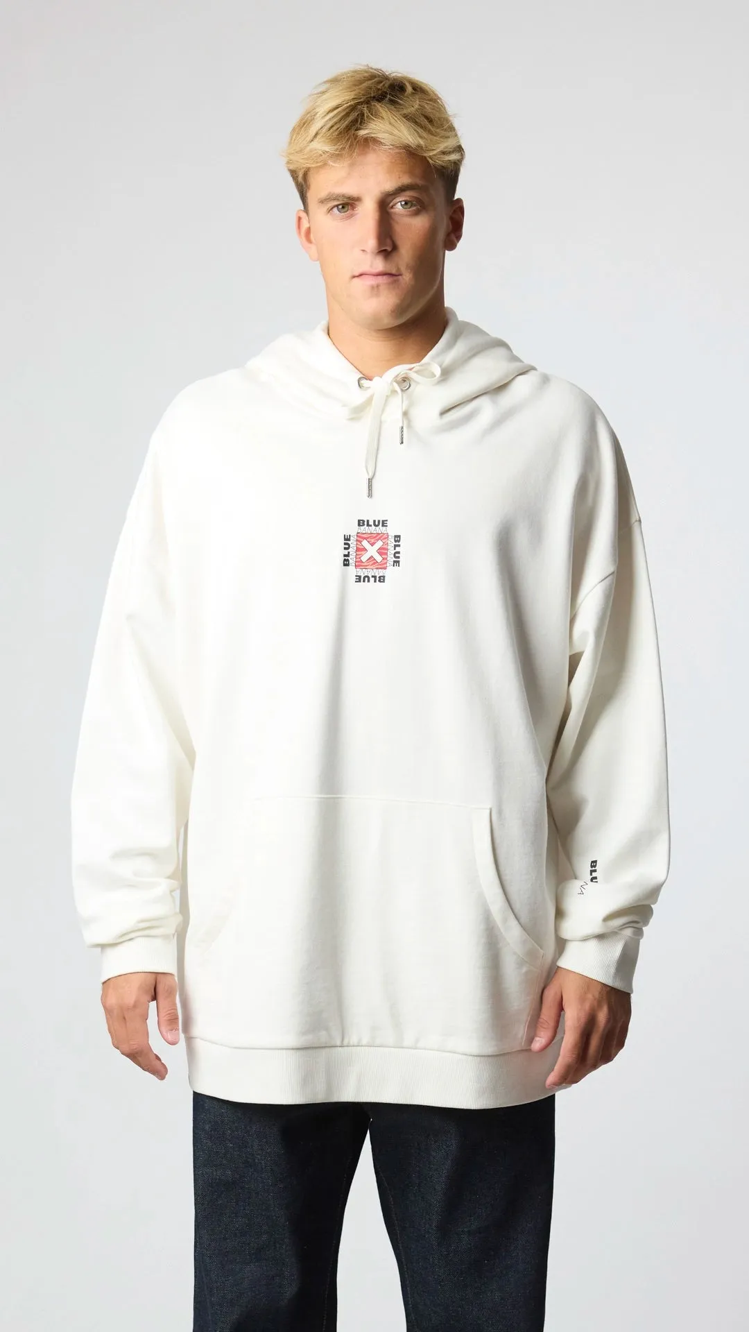 HOODIE FOAM BLANCO ROTO