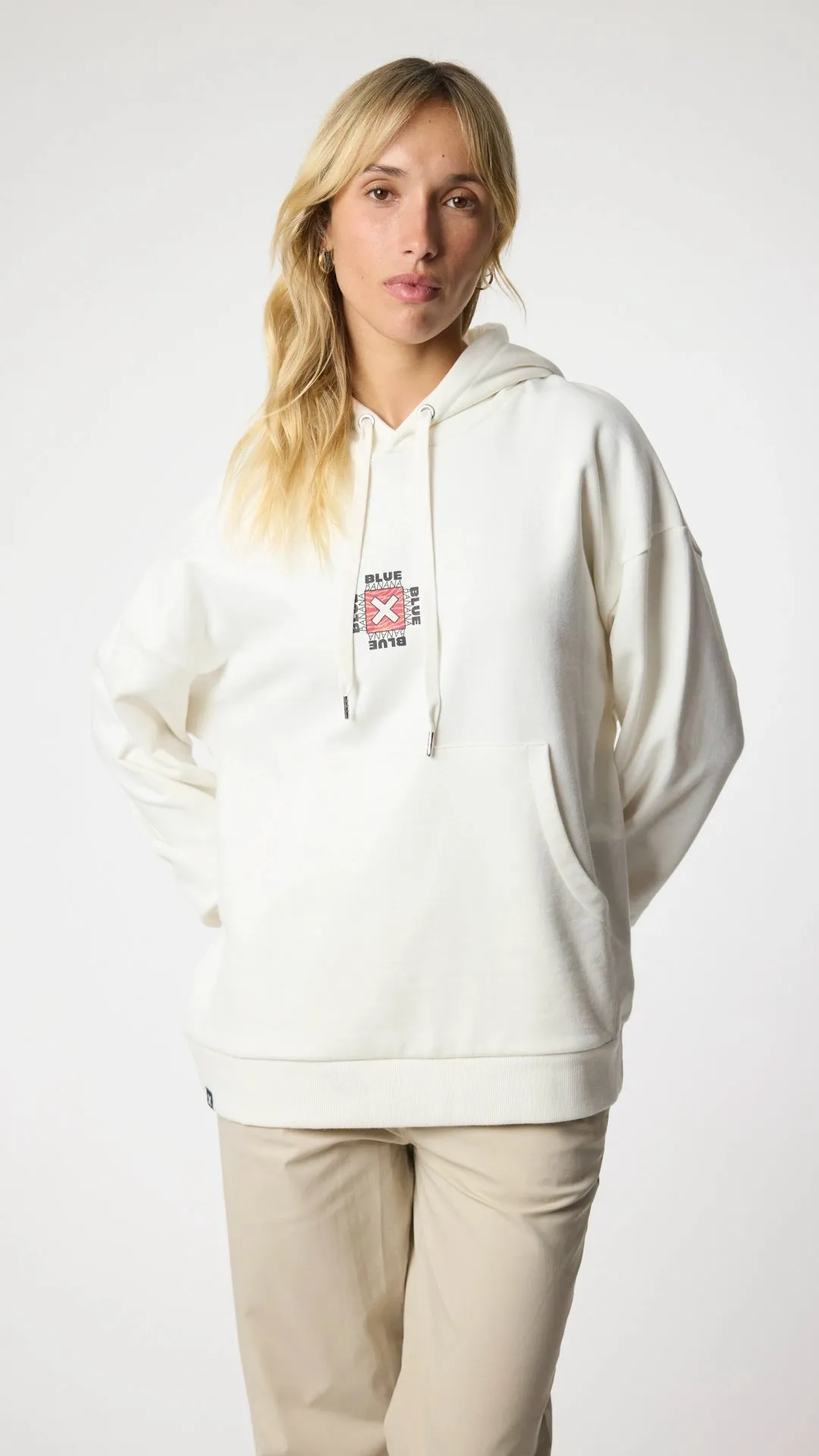 HOODIE FOAM BLANCO ROTO