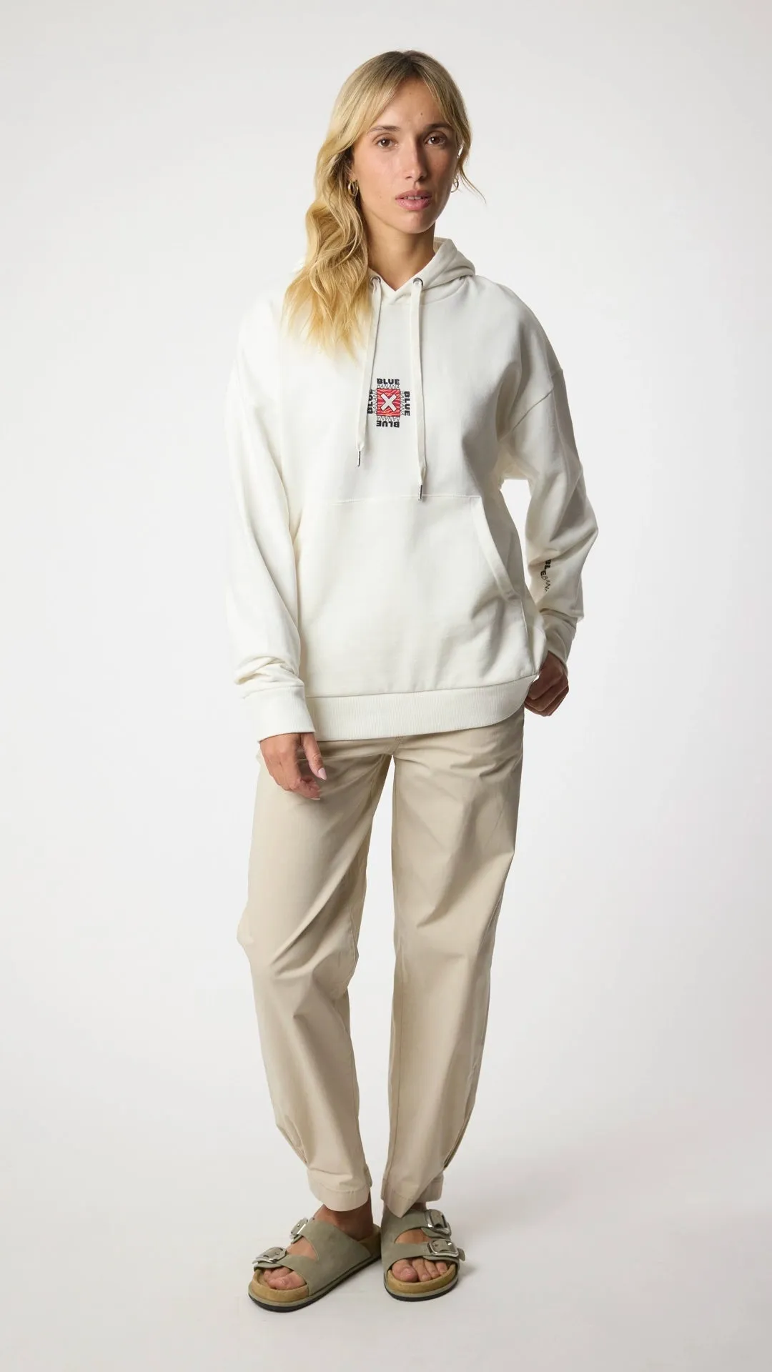 HOODIE FOAM BLANCO ROTO