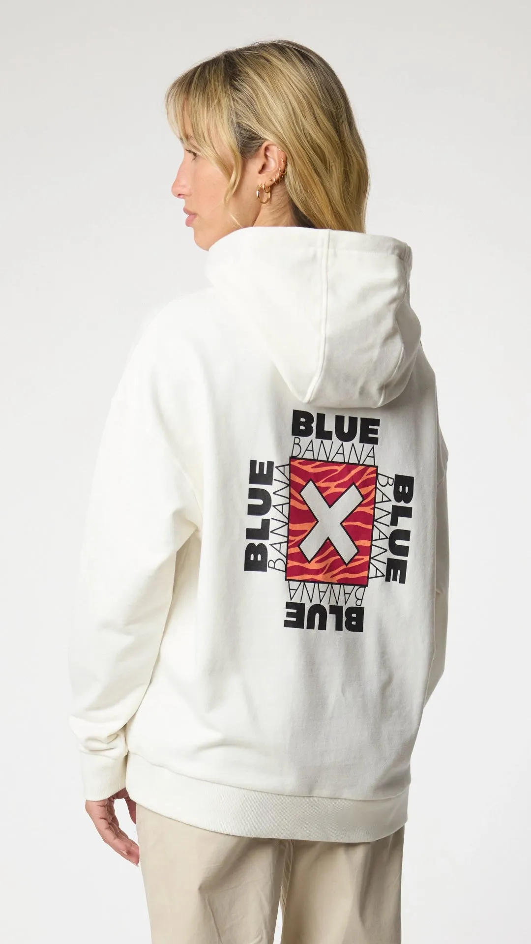 HOODIE FOAM BLANCO ROTO