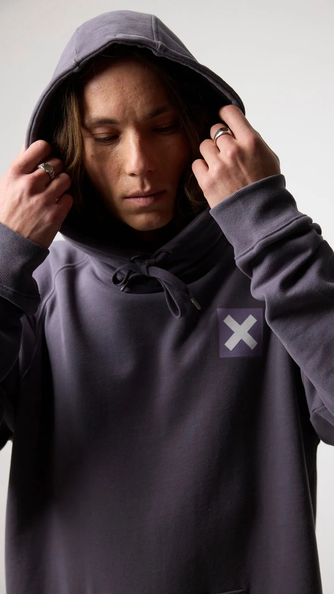 HOODIE NATURE CHALKBOARD GREY