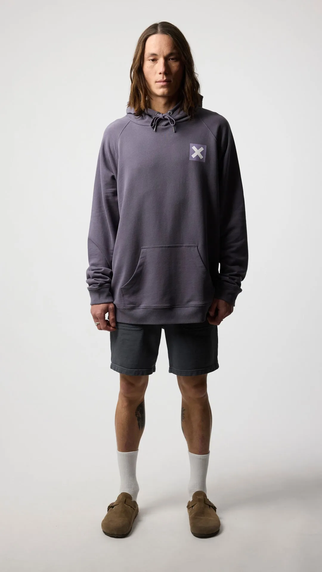 HOODIE NATURE CHALKBOARD GREY